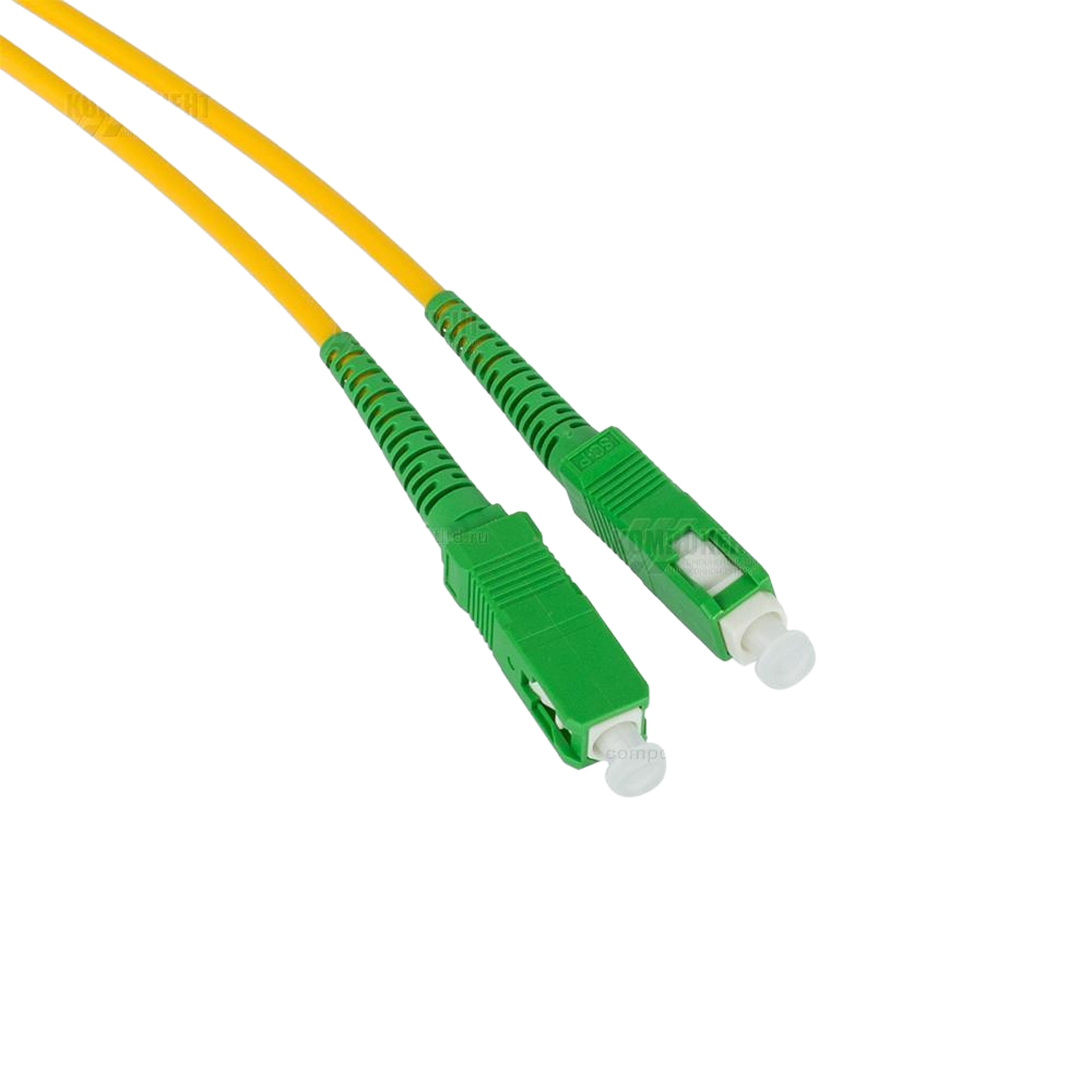 Патч-корд оптический SC-SC/APC SM (9/125мкм) simplex (3.0мм) 1м